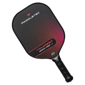 Paddletek Tempest Wave Pro V3 Middleweight Carbon Fiber Pickleball Paddle: Image #436234