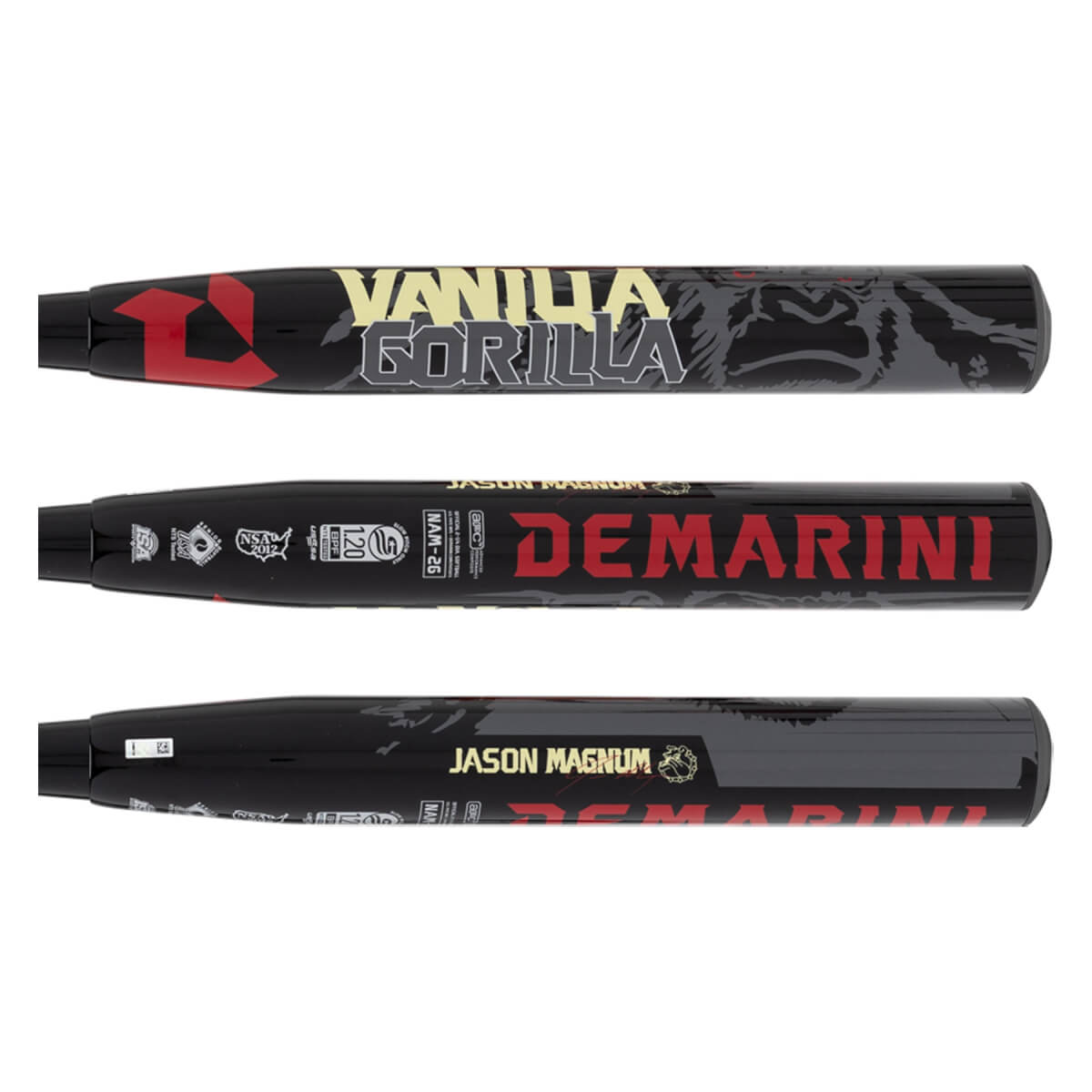 2026 DeMarini Jason Magnum Vanilla Gorilla 12.5" Endloaded USSSA Slow Pitch Softball Bat: WBD2614010: Image #454824
