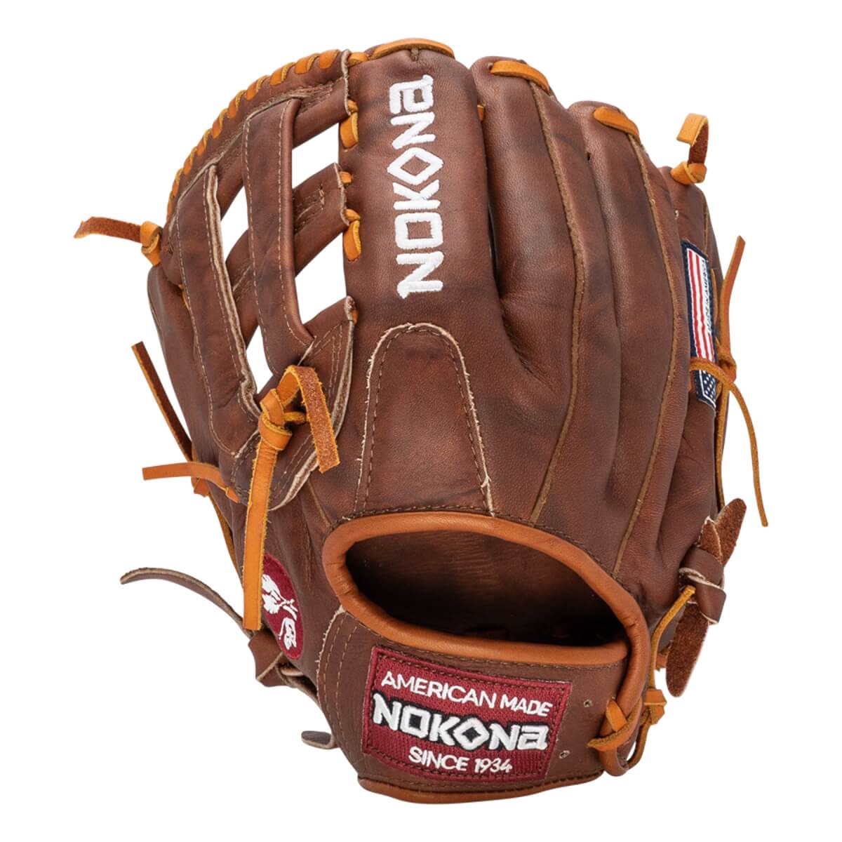 Nokona Walnut 12" Baseball Glove: W-1200H: Image #433369