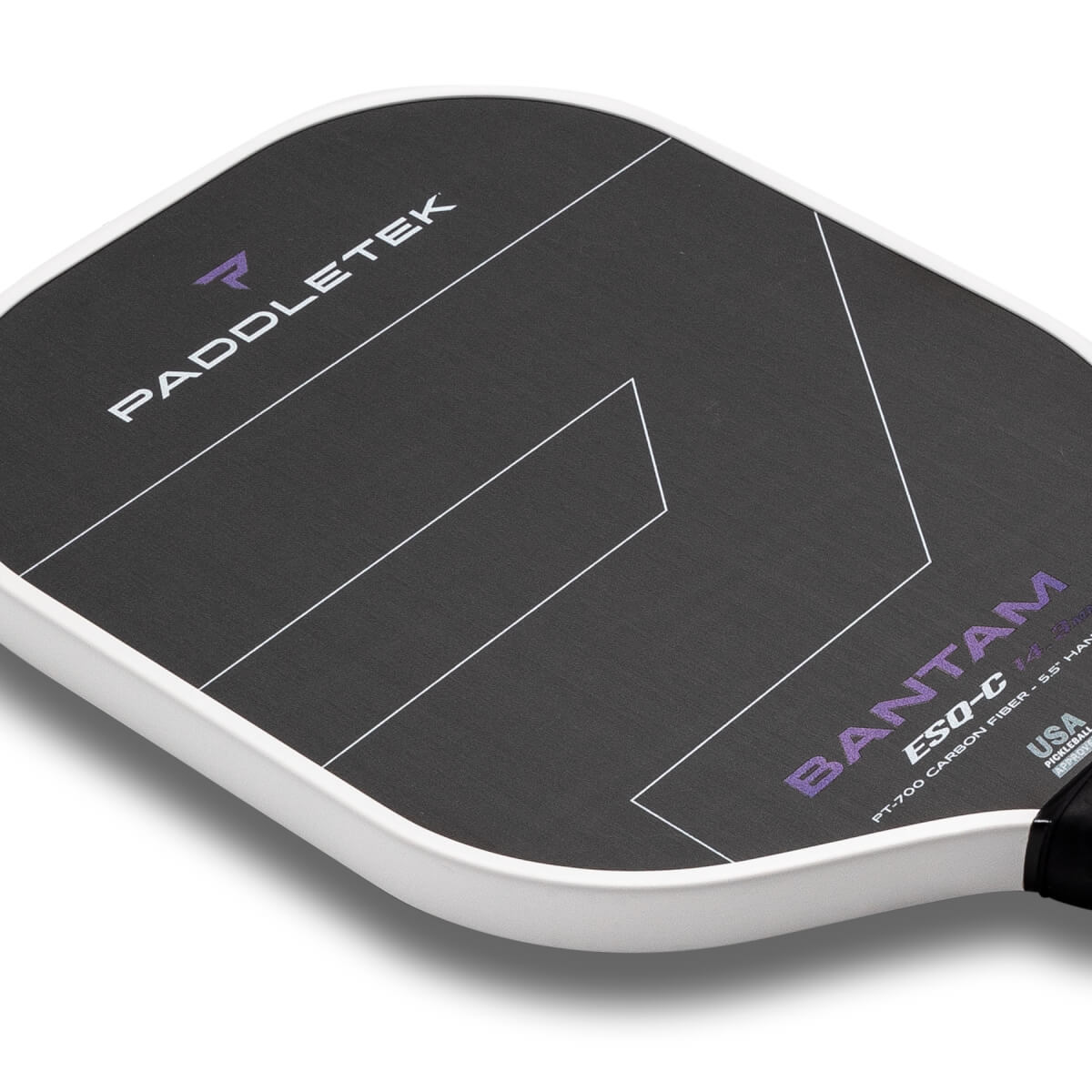 Paddletek Bantam ESQ-C 14.3mm Carbon Fiber Pickleball Paddle: Image #448927