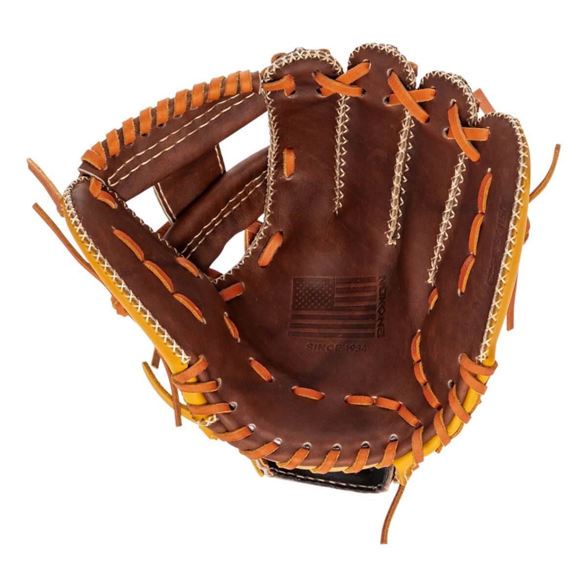Nokona EdgeX Gold Rush 11.5" Baseball Glove: EDGEXGR1150I: Image #441637