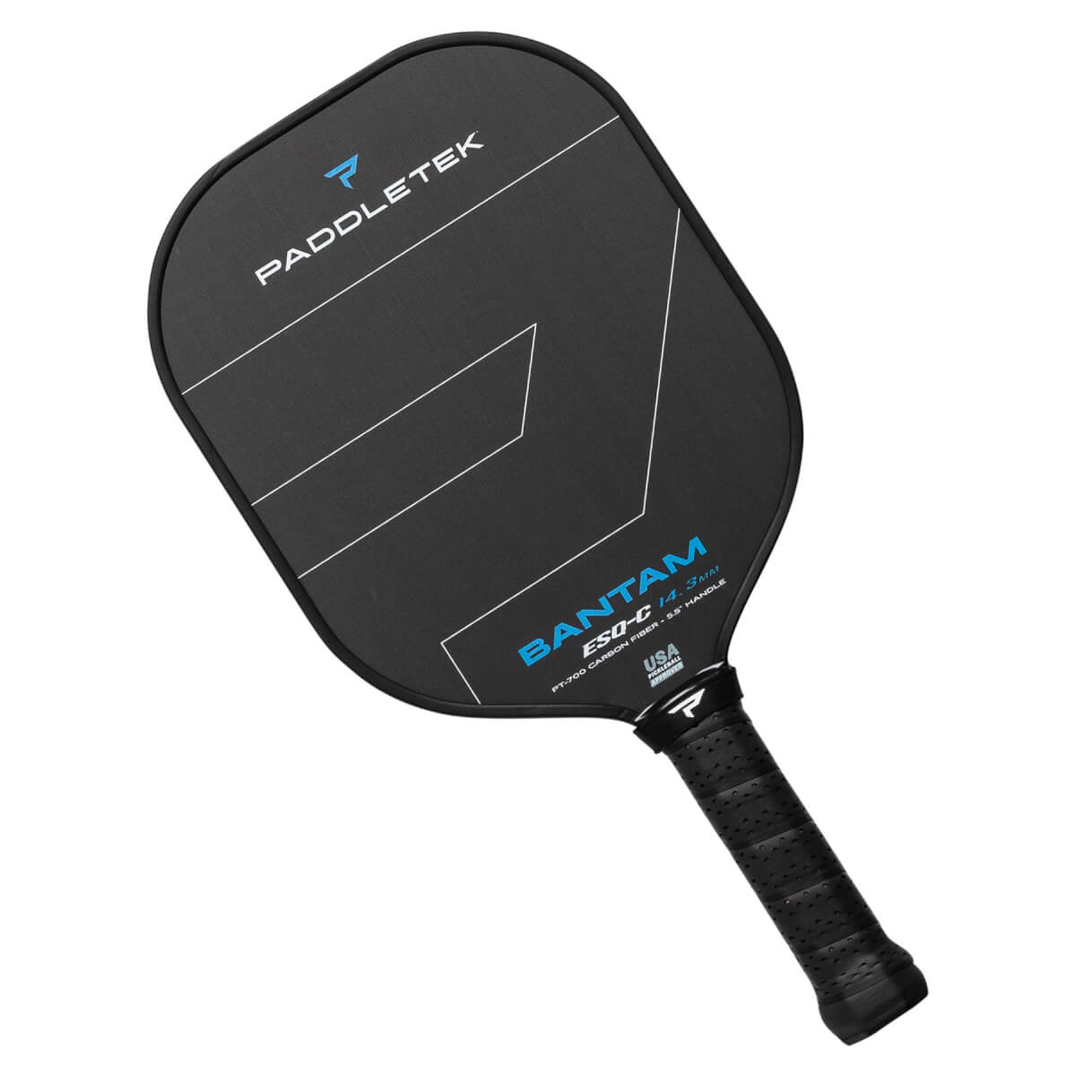 Paddletek Bantam ESQ-C 14.3mm Carbon Fiber Pickleball Paddle: Image #448948