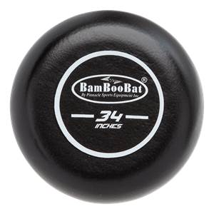 BamBooBat Bamboo Wood ASA Slow Pitch Softball Bat: HBBW34S White/Black: Image #412163