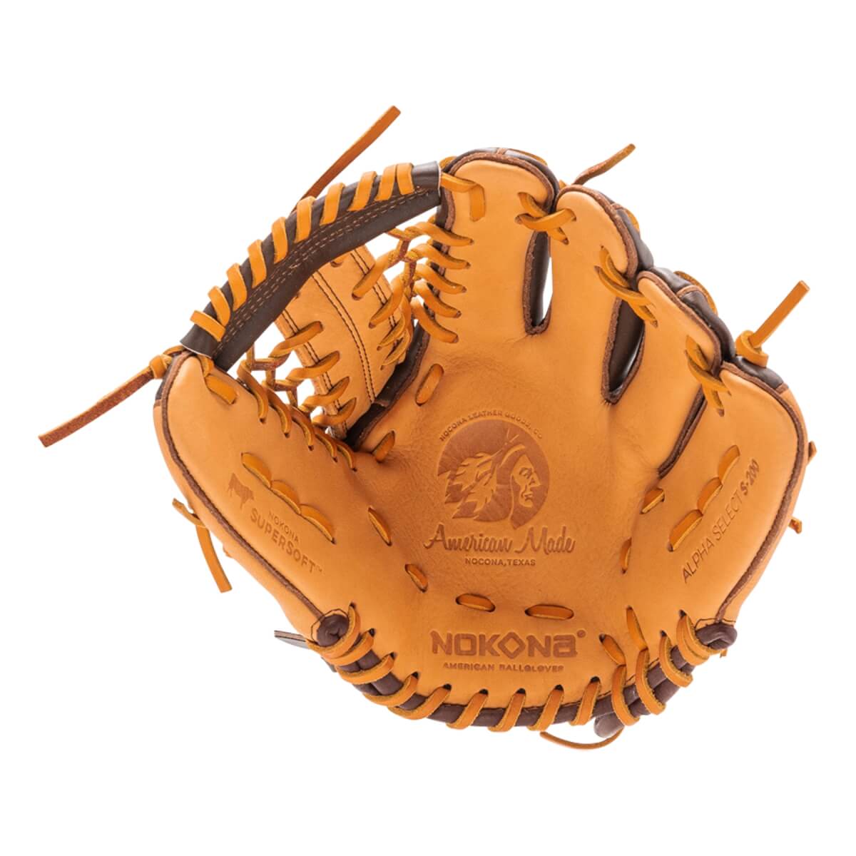 Nokona Alpha 11.25" Youth Baseball Glove: S-200M: Image #430808