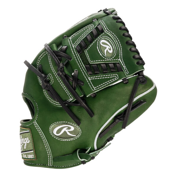 Rawlings Heart of the Hide Military Green 11.75" Baseball Glove: PRO205-30MG: Image #437762