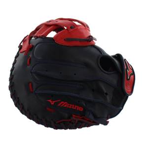 Mizuno MVP Prime SE Fastpitch Catchers Mitt: GXS50PSEF4- Navy/Red: Image #309539