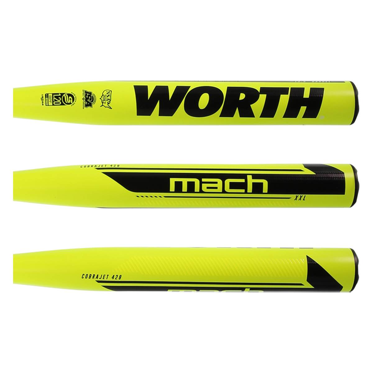 2021 Worth Mach 1 Cobra Jet 428 13.5" XXL USSSA 240 Slow Pitch Softball