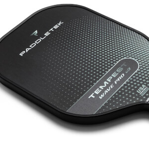 Paddletek Tempest Wave Pro V3 Middleweight Carbon Fiber Pickleball Paddle: Image #436232
