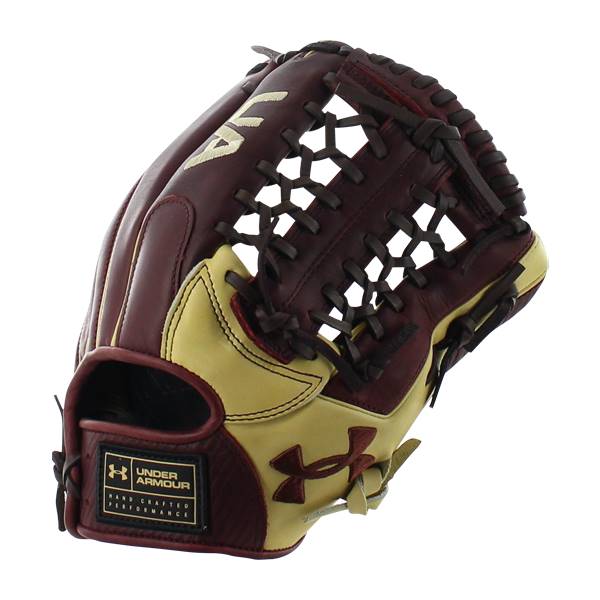 Under Armour Genuine Pro 11.75" Baseball Glove: UAFGGP-1175MT Black Cherry | Cream: Image #317352