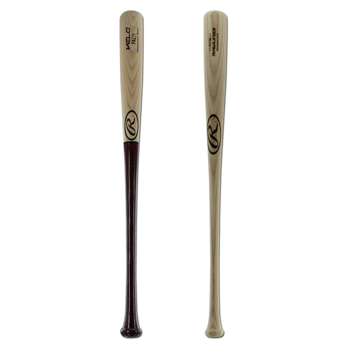 Bat Pack Rawlings VELO and Professional Unfinished Ash Wood Baseball