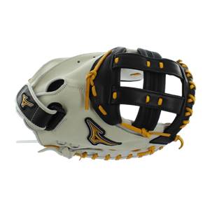 Mizuno MVP Prime SE Fastpitch Catchers Mitt: GXS50PSEF4- Silver/Black: Image #309531