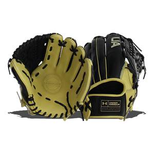 Under Armour Genuine Pro 12" Baseball Glove: UAFGGP-1200DS Black | Cream: Image #390000
