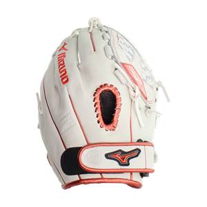 Mizuno MVP Prime SE 12" Fastpitch Softball Glove: GMVP1200PSEF8 White/Red: Image #389104