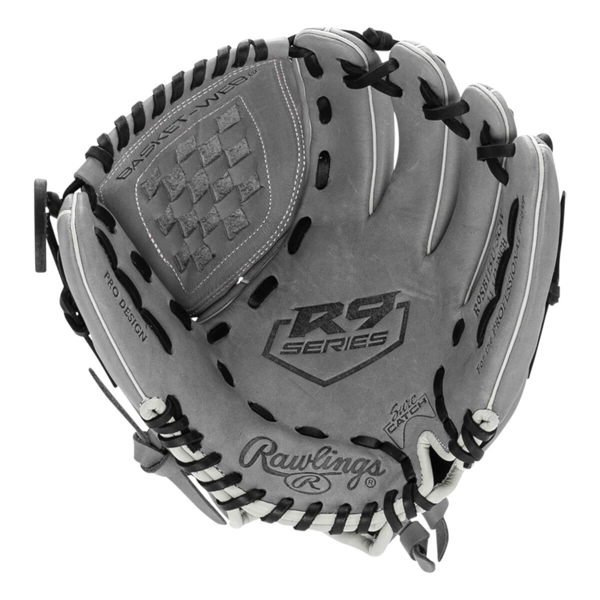 Rawlings R9 ContoUR 11.5" Fastpitch Softball Glove: R9SB115U-3GW: Image #434529