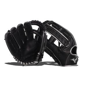 Mizuno MVP Prime SE 12.50'' Slow Pitch Softball Glove: GMVP1250PSES8 Black/Silver: Image #379573