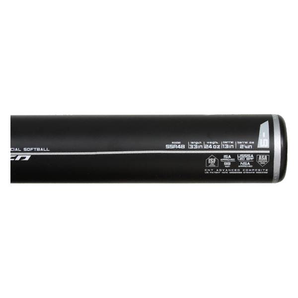 Embout De Batte Easton FastPitch Synergy Stealth - Diamètre 2 1/4" - Noir - Pour Softball