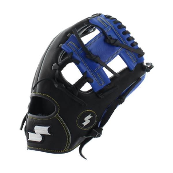 SSK Professional Edge Series #1.5 Baseball Glove: S16150IB Black/Blue: Image #306360