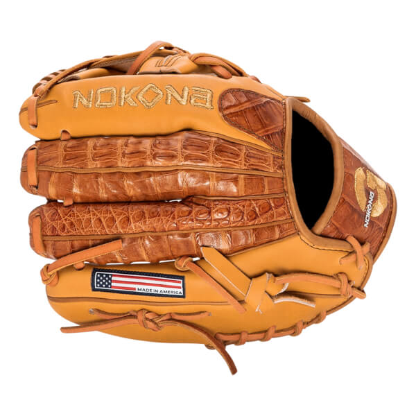 Nokona Exotics G-Series Caiman Leather 11.5" Baseball Glove: G1150TC: Image #434055