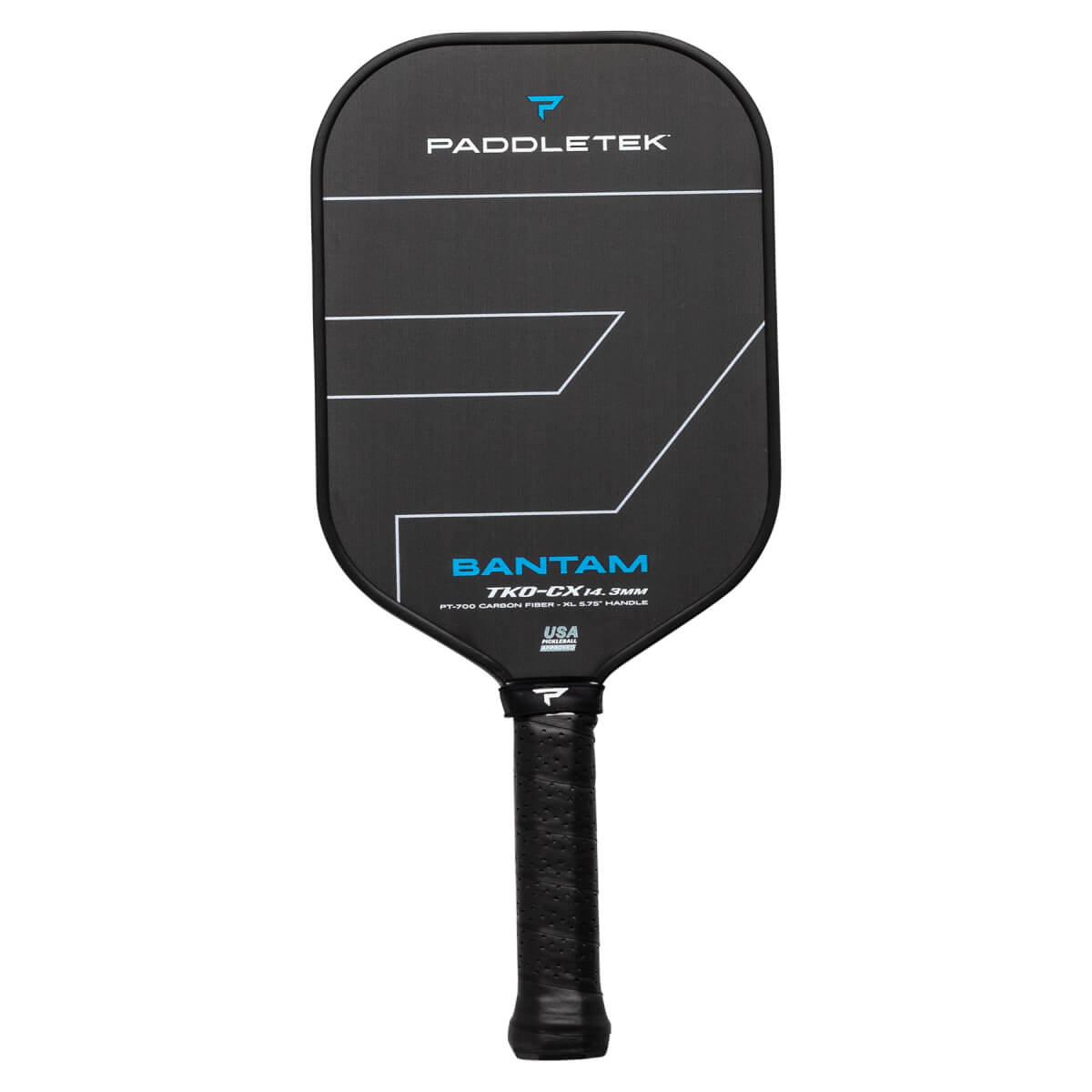 Paddletek Bantam TKO-CX 14.3mm Carbon Fiber Pickleball Paddle: Image #450889