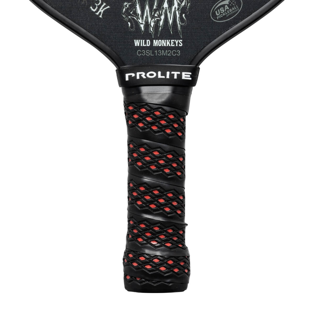 Wild Monkeys Pit Viper 3K Carbon Fiber Pickleball Paddle: Image #432111