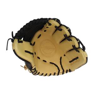 Under Armour Genuine Pro 12.75" Baseball Glove: UAFGGP-1275H Black/Cream: Image #389959