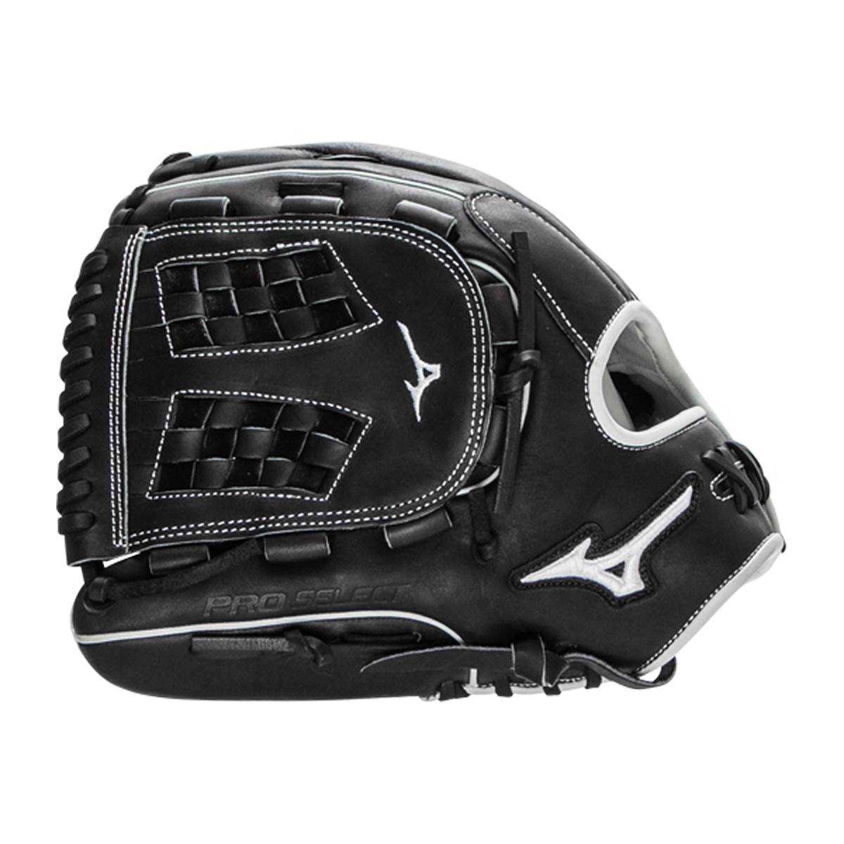 Mizuno Pro Select 12.5" Fastpitch Softball Glove: GPSF1250BK: Image #410181