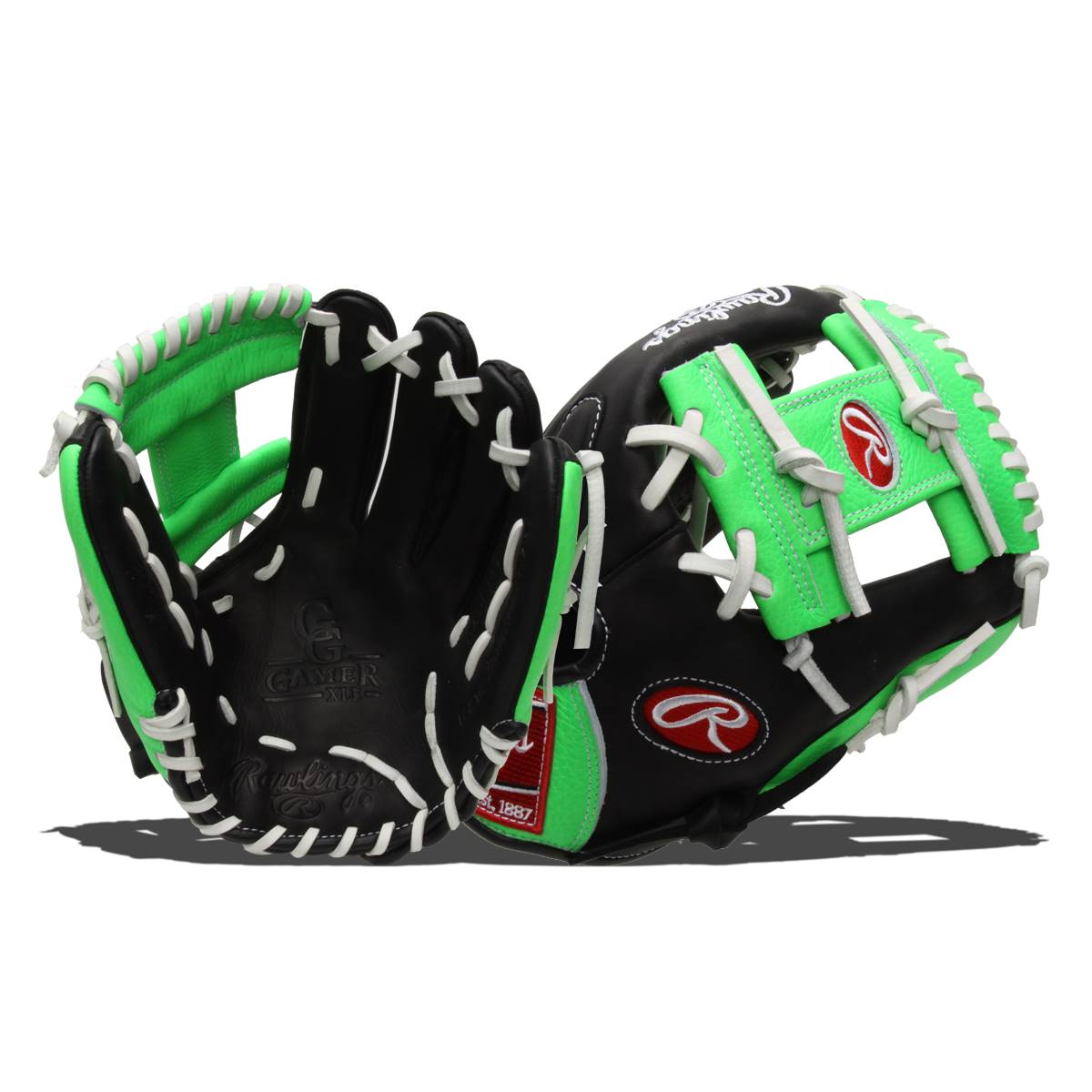 Rawlings GG Gamer XLE 11.75" Neon Baseball Glove GXLE117NG