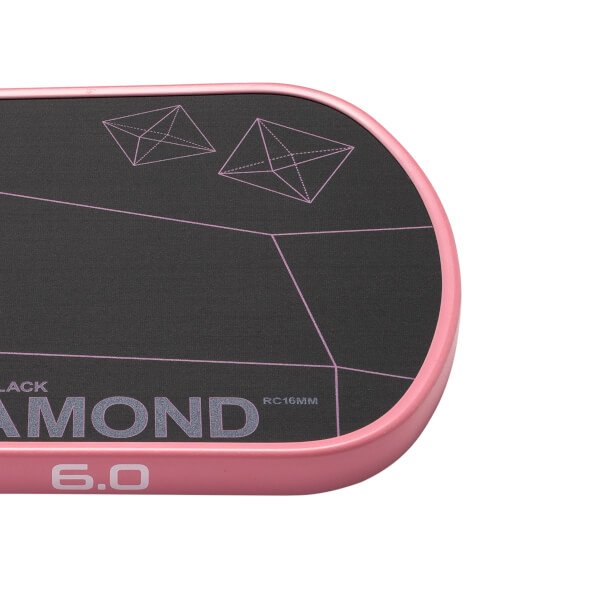 Six Zero Double Black Diamond Control 16mm Carbon Fiber Pickleball Paddle: Image #440730