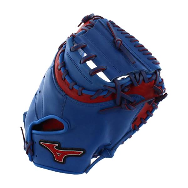 Mizuno MVP Prime SE Catchers Mitt: GXC50PSE4- Royal/Red: Image #309145