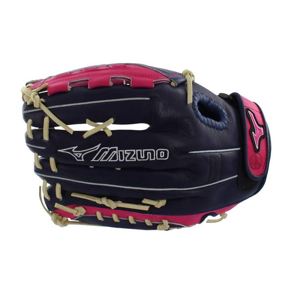 Mizuno MVP Prime SE Fastpitch Glove: GMVP1300PSEF4- Navy/Pink: Image #309371