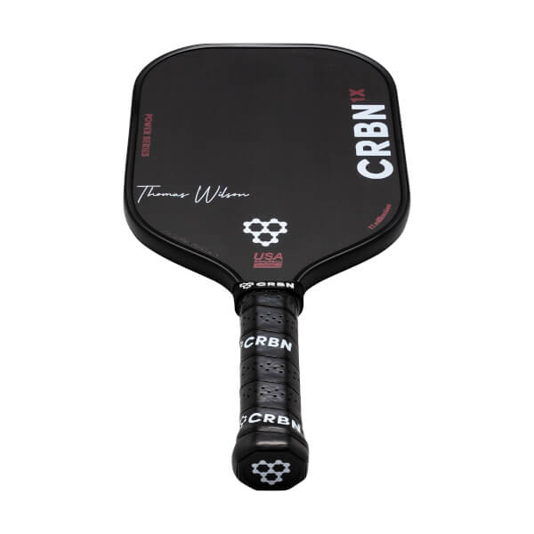 CRBN¹ X 12MM Thomas Wilson Signature Power Carbon Fiber Pickleball Paddle: Image #444890