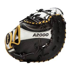 Wilson A2000 SuperSkin 12" Fastpitch Softball First Base Mitt: WTA20RF19FP1BSS: Image #407719