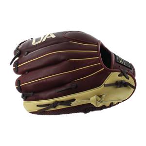 Under Armour Genuine Pro 11.75" Baseball Glove: UAFGGP-1175MT Black Cherry | Cream: Image #317354