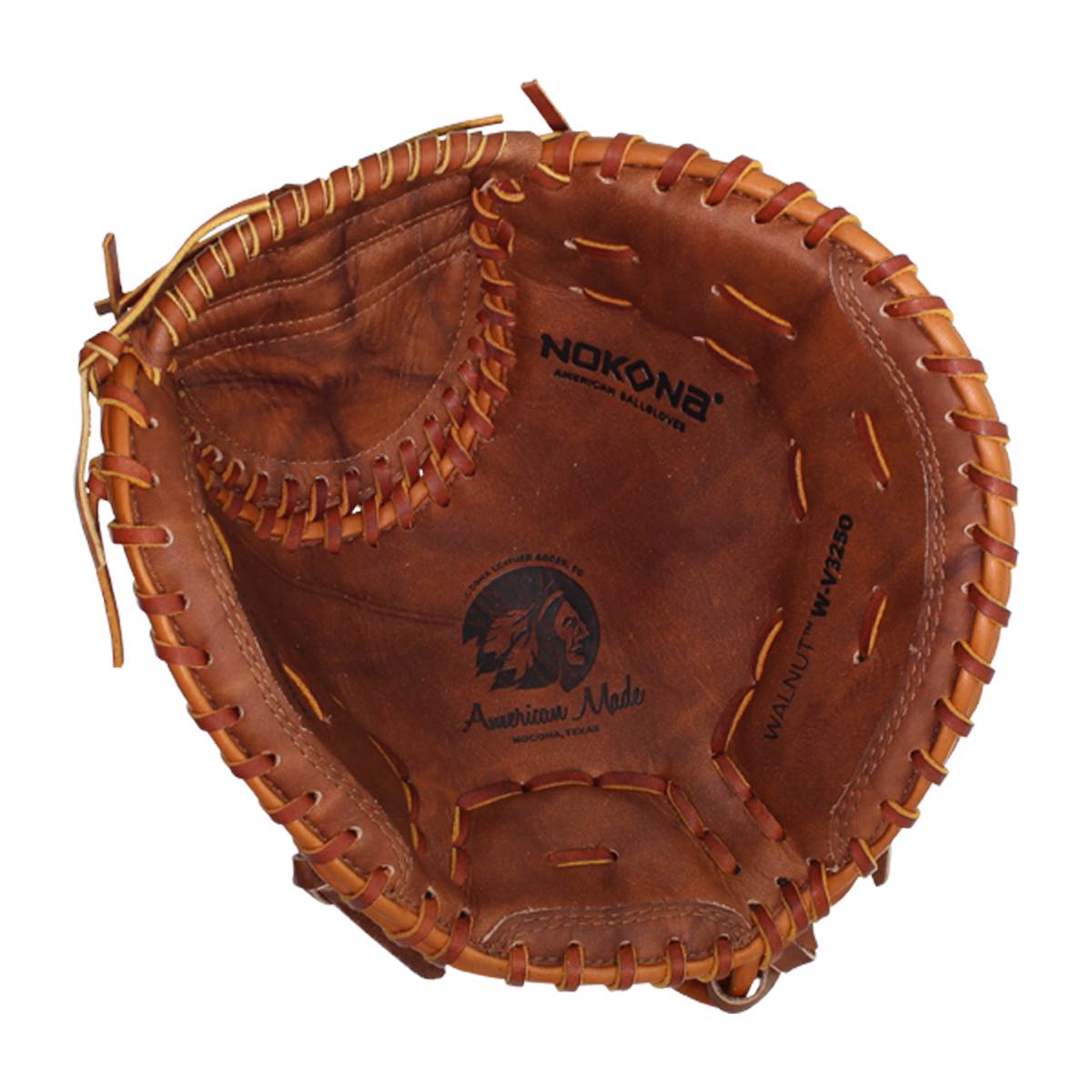 Nokona Walnut 32.5" Fastpitch Softball Catcher's Mitt: W-V3250C: Image #386534