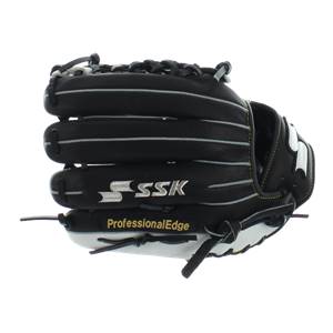 SSK Professional Edge Series #1.5 Baseball Glove: SUS120S2BW Black/White: Image #305504