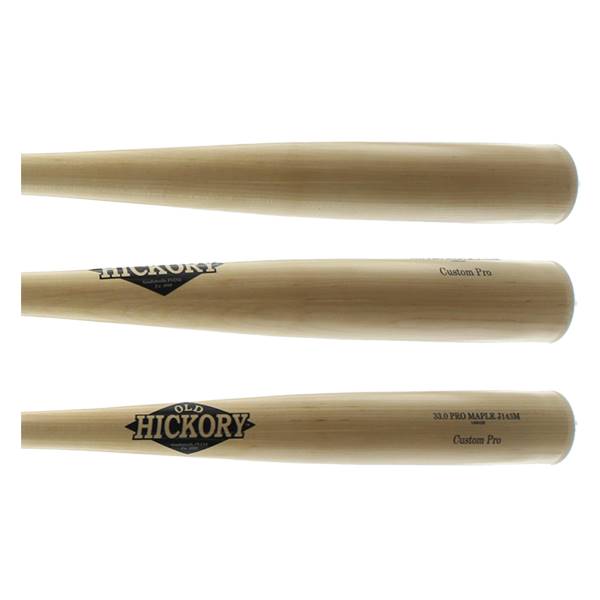 Old Hickory Bat Co. Custom Pro 3 2 1/2" Maple Wood Baseball Bat J143M