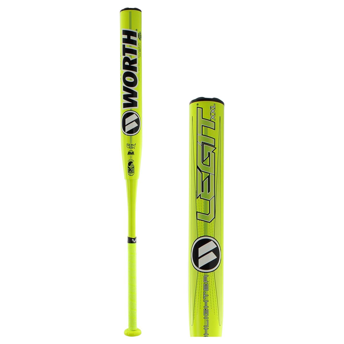 WHS14U Worth 2019 Limited Edition LEGIT XXL Highlighter USSSA Slowpitch Softball Bat WHS14U Worth 2019 Limited Edition LEGIT XXL Highlighter USSSA Slowpitch Softball Bat