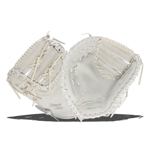 Marucci Magnolia 13" Fastpitch Softball First Base Mitt: MFGMGM39S3FP-W: Image #437105