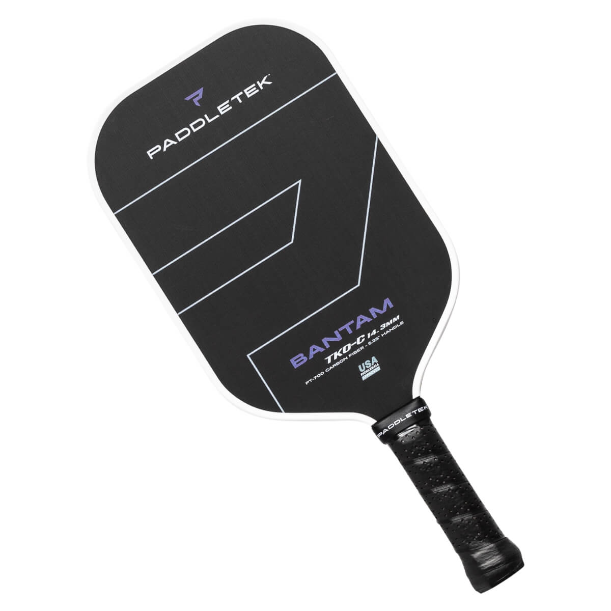 Paddletek Bantam TKO-C 14.3mm Carbon Fiber Pickleball Paddle: Image #442874