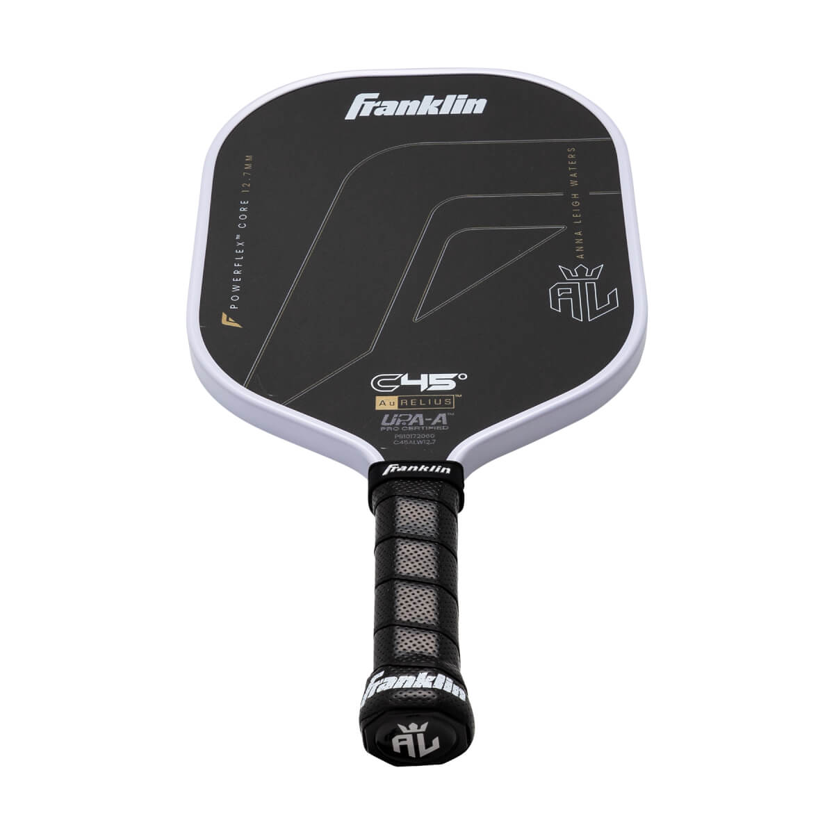 Franklin Anna Leigh Waters C45° Aurelius 12.7mm Carbon Fiber Pickleball Paddle: Image #469432