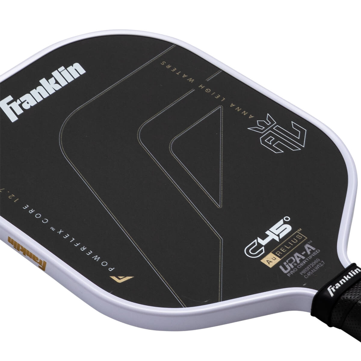 Franklin Anna Leigh Waters C45° Aurelius 12.7mm Carbon Fiber Pickleball Paddle: Image #469433
