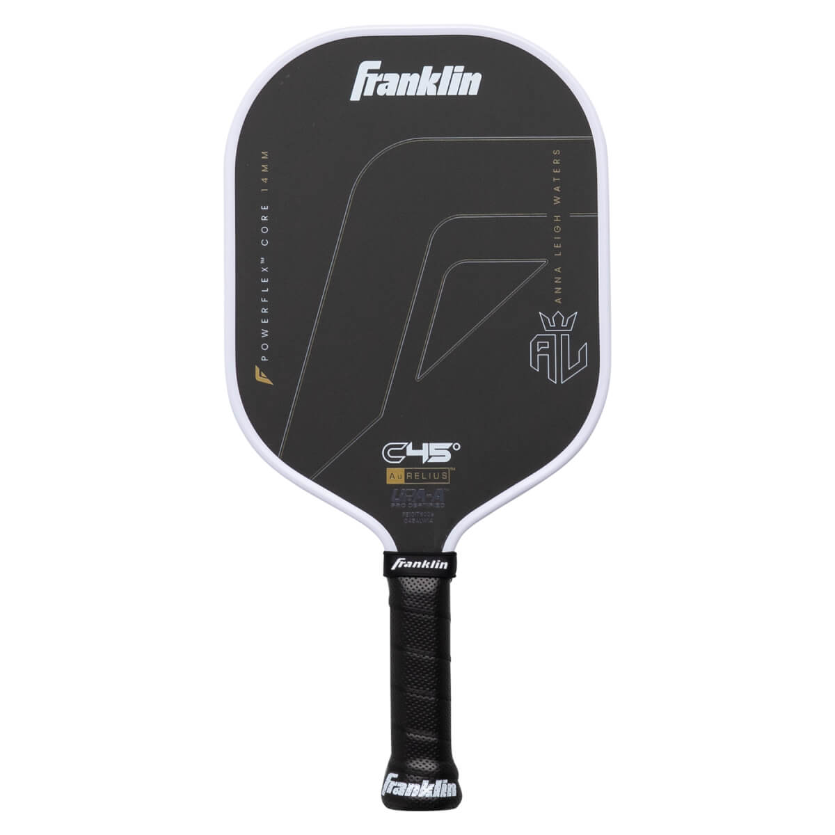 Franklin Anna Leigh Waters C45° Aurelius 14mm Carbon Fiber Pickleball Paddle: Image #469435