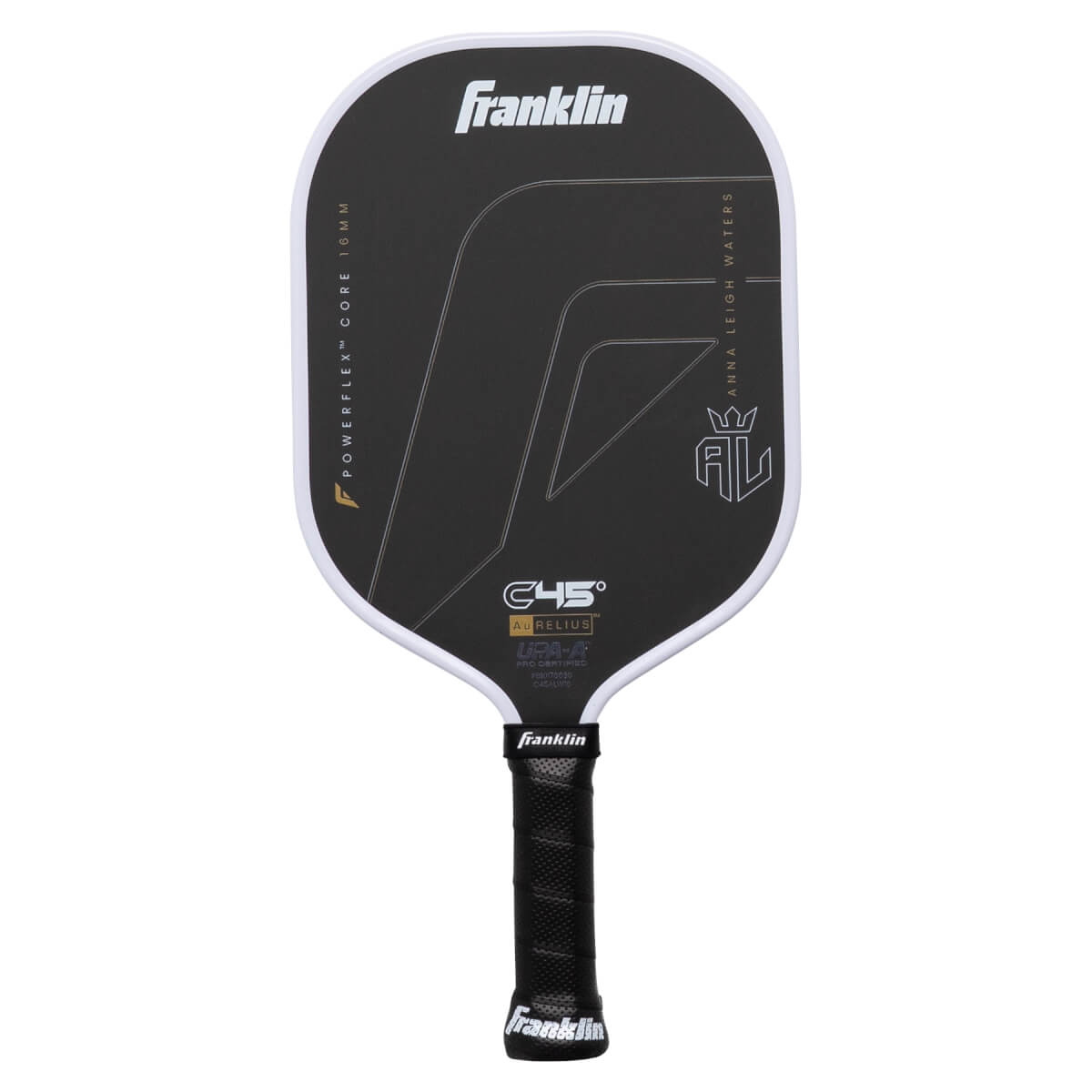 Franklin Anna Leigh Waters C45° Aurelius 16mm Carbon Fiber Pickleball Paddle: Image #469440