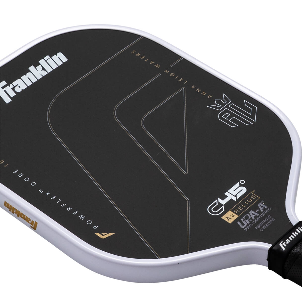 Franklin Anna Leigh Waters C45° Aurelius 16mm Carbon Fiber Pickleball Paddle: Image #469443
