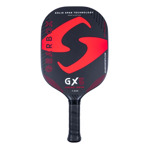 Gearbox GX5 Control Middleweight Carbon Fiber Pickleball Paddle: Image #398377