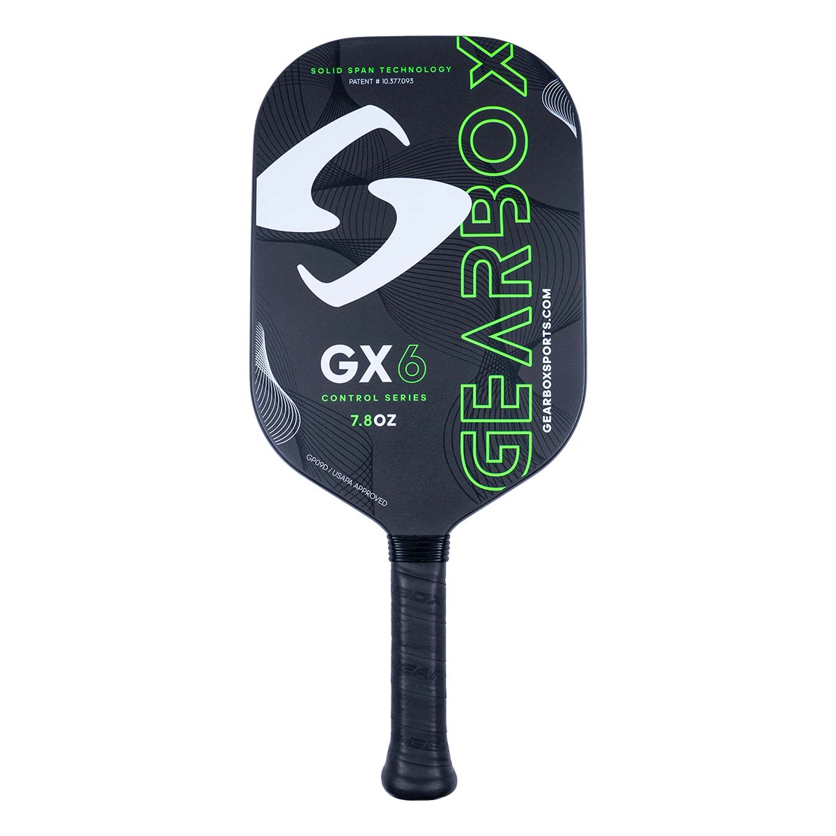 Gearbox GX6 Middleweight Carbon Fiber Pickleball Paddle: Image #398342