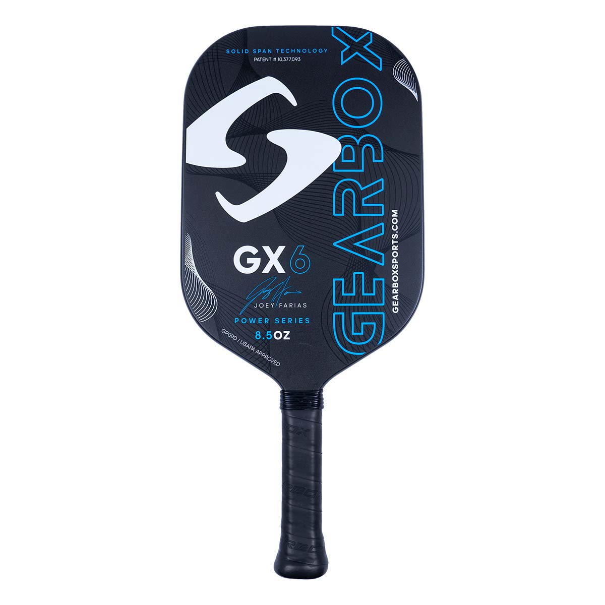 Gearbox GX6 Power Carbon Fiber Pickleball Paddle: Image #398362