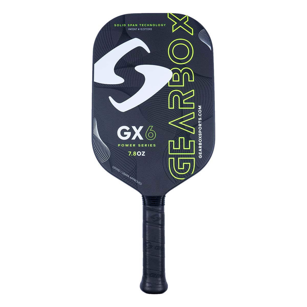 Gearbox GX6 Power Middleweight Carbon Fiber Pickleball Paddle