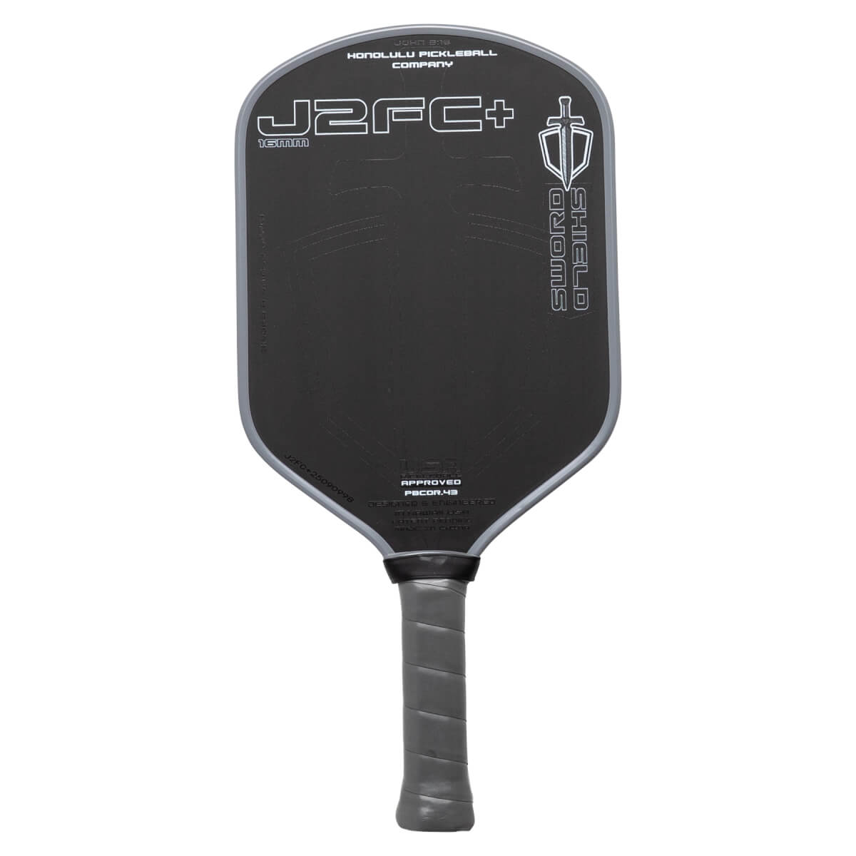 Honolulu J2FC+ Carbon Fiber Pickleball Paddle: Image #463646