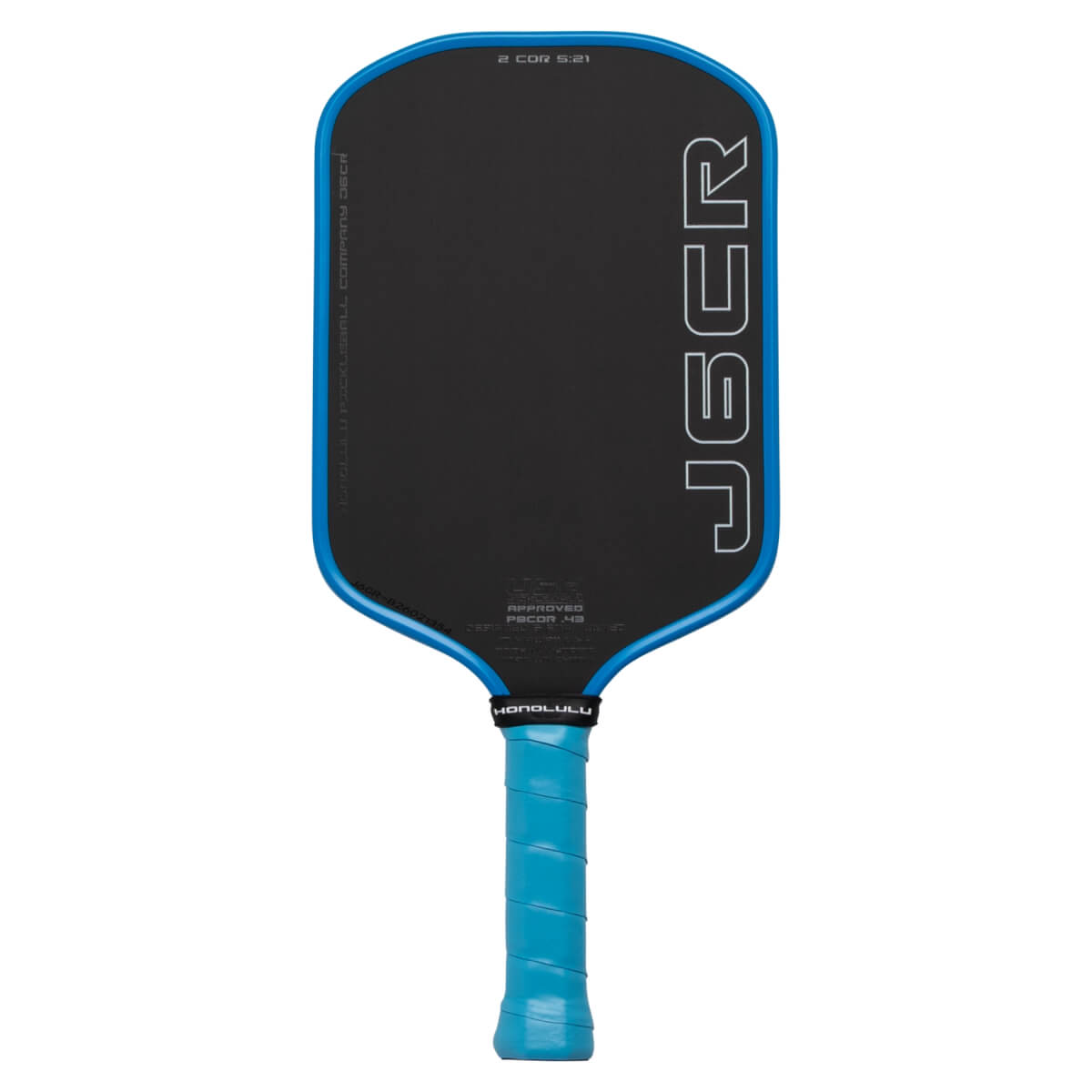 Honolulu J6CR Carbon Fiber/Fiberglass Pickleball Paddle: Image #469893